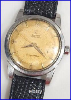 Rare Omega 1956 Seamaster Ref. 2846 2848 Cal. 501 Stainless 34mm Mens watch