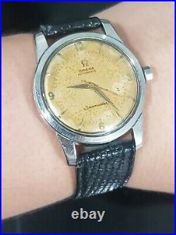 Rare Omega 1956 Seamaster Ref. 2846 2848 Cal. 501 Stainless 34mm Mens watch