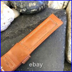 Rare Omega 5/8 Brown Calf Leather Premium nos 1950s Vintage Watch Band