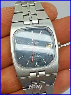 Rare Omega Condellation 168.059 Steel Autom Vtg Chronometer Date Swiss Men Watch