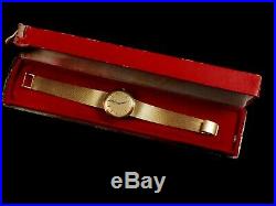 Rare Omega Men's Wrist Watch 18K Gold Vintage Watch 1970's mint Condition