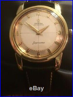 Rare Omega Seamaster Gold Capped Pie Pan Automatic Calibre 501 Men's Watch