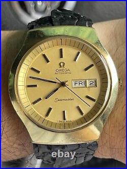 Rare Omega Seamaster Gold Vintage 160223 1022