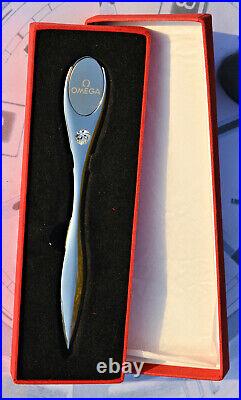 Rare Original Omega Letter Opener Vintage 80s NOS New Never Used Rare Original Omega Letter Opener Vintage 80s NOS New Never Used