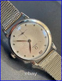 Rare Original Vintage Men 1947 Omega Manual Wind Watch Service 360 Run Ref. B6629