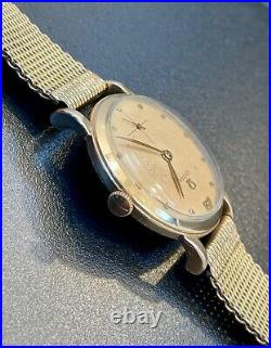 Rare Original Vintage Men 1947 Omega Manual Wind Watch Service 360 Run Ref. B6629