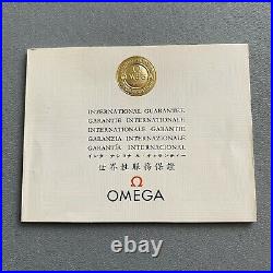 Rare Original Vintage OMEGA International Guarantee Booklet, dated 1967