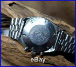 Rare Used Vintage Omega Speedmaster Black Dial Mark II Chronograph Man's Watch