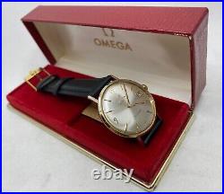 Rare Vintage 14k GF Omega Seamaster Automatic Mens Watch + Box 1962