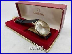 Rare Vintage 14k GF Omega Seamaster Automatic Mens Watch + Box 1962