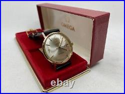 Rare Vintage 14k GF Omega Seamaster Automatic Mens Watch + Box 1962