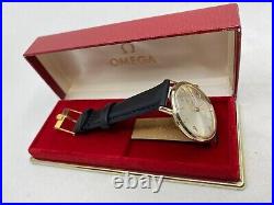 Rare Vintage 14k GF Omega Seamaster Automatic Mens Watch + Box 1962