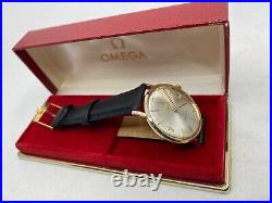 Rare Vintage 14k GF Omega Seamaster Automatic Mens Watch + Box 1962