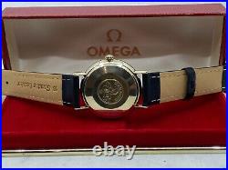 Rare Vintage 14k GF Omega Seamaster Automatic Mens Watch + Box 1962