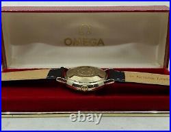 Rare Vintage 14k GF Omega Seamaster Automatic Mens Watch + Box 1962