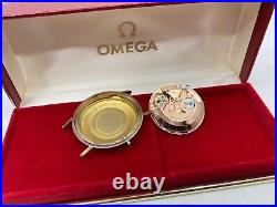 Rare Vintage 14k GF Omega Seamaster Automatic Mens Watch + Box 1962