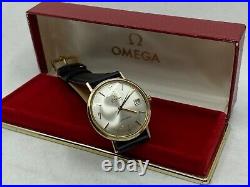 Rare Vintage 14k GF Omega Seamaster Automatic Mens Watch + Box 1962