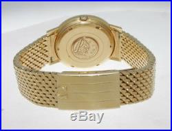 Rare Vintage 18K Yellow Gold Omega 36mm Constellation Watch Ref BA 368-804