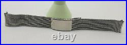 Rare Vintage 18 MM Omega Mesh Stainless Steel 1560 Bracelet Band Strap