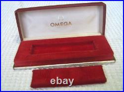 Rare Vintage 1950's Omega Red Leather BOX For Constellation Seamaster. 6817