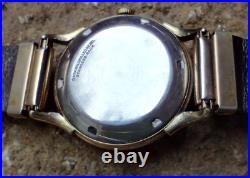 Rare Vintage 1950s 1960s Gold Filled Men's Omega Watch needs service, see desc