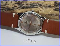 Rare Vintage 1961 Omega Constellation Grey Dial Auto Cal 551 Man's Watch