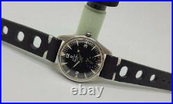 Rare Vintage 1961 Omega Ranchero 2990 1 Cal268 Black Dial Man's Watch