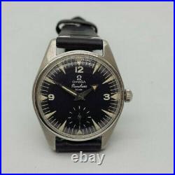 Rare Vintage 1961 Omega Ranchero 2990 1 Cal268 Black Dial Man's Watch