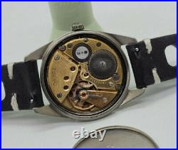 Rare Vintage 1961 Omega Ranchero 2990 1 Cal268 Black Dial Man's Watch