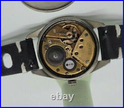 Rare Vintage 1961 Omega Ranchero 2990 1 Cal268 Black Dial Man's Watch