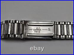 Rare Vintage 1963 Omega Speedmaster 7912 Flatlink Bracelet 18mm With 4 End links