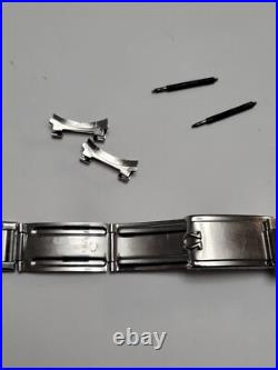 Rare Vintage 1963 Omega Speedmaster 7912 Flatlink Bracelet 18mm With 4 End links