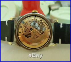 Rare Vintage 1966 Omega Constellation Pie Pan 18k Cap Auto Cal561 Man's Watch