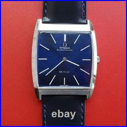 Rare Vintage 1968 Men Omega Deville Cal 711 Automatic Blue Serviced Rare Vintage 1968 Men Omega Deville Cal 711 Automatic Blue Serviced