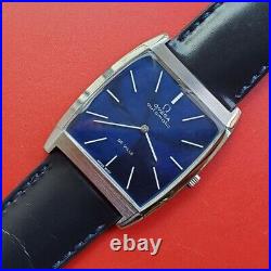 Rare Vintage 1968 Men Omega Deville Cal 711 Automatic Blue Serviced Rare Vintage 1968 Men Omega Deville Cal 711 Automatic Blue Serviced