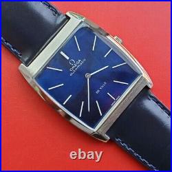 Rare Vintage 1968 Men Omega Deville Cal 711 Automatic Blue Serviced Rare Vintage 1968 Men Omega Deville Cal 711 Automatic Blue Serviced