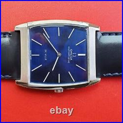Rare Vintage 1968 Men Omega Deville Cal 711 Automatic Blue Serviced Rare Vintage 1968 Men Omega Deville Cal 711 Automatic Blue Serviced