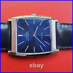 Rare Vintage 1968 Men Omega Deville Cal 711 Automatic Blue Serviced Rare Vintage 1968 Men Omega Deville Cal 711 Automatic Blue Serviced