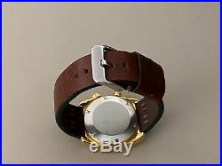 Rare Vintage 1970s Gold Omega Seamaster Memomatic Auto Alarm Watch 166.072