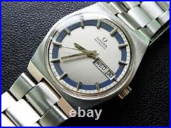 Rare Vintage 1972 Men Omega Automatic Day Date Cal 1020 Serviced Clean