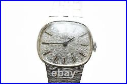 Rare Vintage 1978 N MINT withBox OMEGA 17J All Silver Oval Case Women's Watch