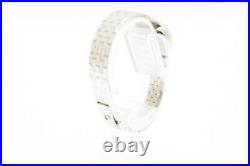 Rare Vintage 1978 N MINT withBox OMEGA 17J All Silver Oval Case Women's Watch
