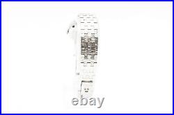 Rare Vintage 1978 N MINT withBox OMEGA 17J All Silver Oval Case Women's Watch