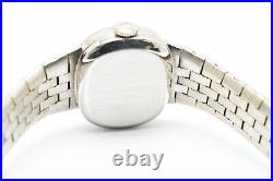 Rare Vintage 1978 N MINT withBox OMEGA 17J All Silver Oval Case Women's Watch