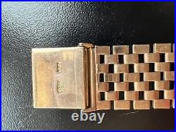 Rare Vintage Men's Omega Watch 18k/750 Rose Gold Cal. 266 Mechanical/Hand Wind