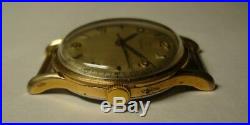 Rare Vintage Men's wrist watch OMEGA. 1950s. Gold plated