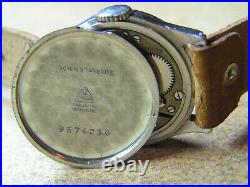 Rare Vintage Military Mid-sized Omega S/S Case Sweep Sec. Mov. Cal. 23.4 ca1937