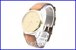 Rare Vintage N MINT OMEGA De Ville Cal. 1532 Gold Dial Quartz Men's Kanji JAPAN Rare Vintage N MINT OMEGA De Ville Cal. 1532 Gold Dial Quartz Men's Kanji JAPAN