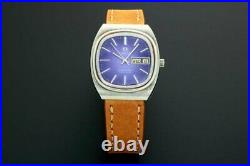 Rare Vintage Omega 166.0211 Seamaster Day Date Purple Dial Watch