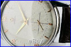 Rare Vintage Omega 2272-3 Oversize 37mm Waffle Dial Cal 265 manual winding Watch